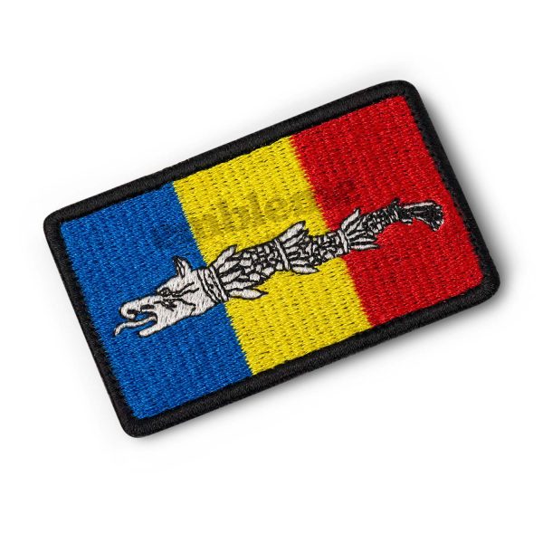 emblema tricolor lup dacic 4.5x7